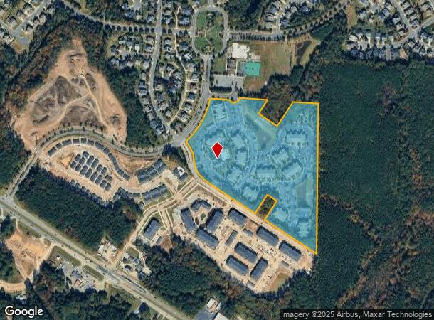  2015 Copper Leaf Pky, Durham, NC Parcel Map