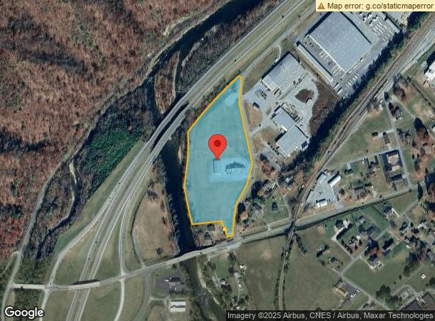  1001 S Industrial Dr, Erwin, TN Parcel Map