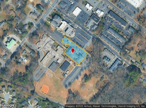 100 E Mcdowell St, Matthews, NC Parcel Map