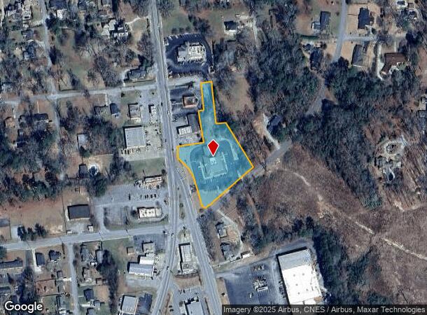 S Broad St, Clinton, SC Parcel Map