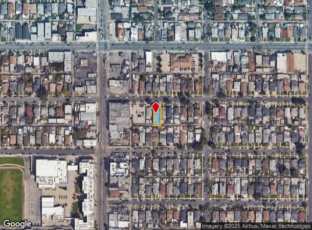 1628 W 45Th St, Los Angeles, CA Parcel Map
