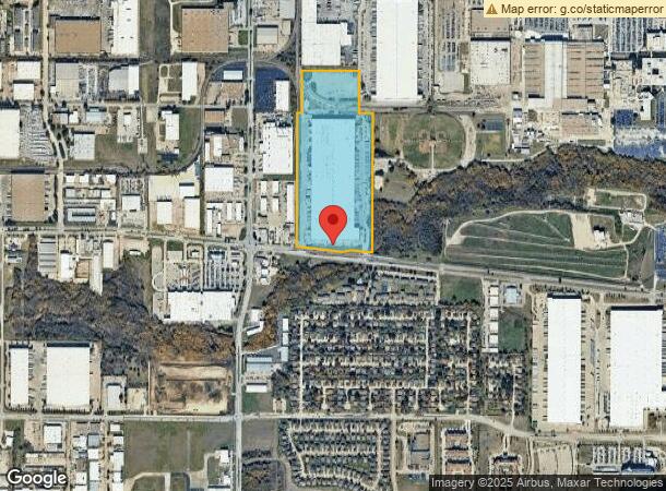  2404 W Pioneer Pky, Grand Prairie, TX Parcel Map