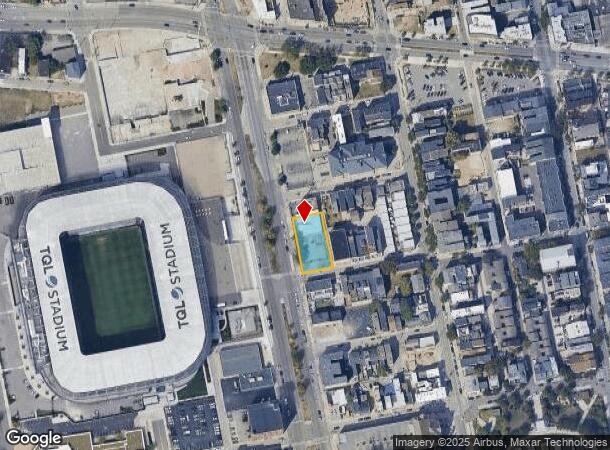  1518 Central Pkwy, Cincinnati, OH Parcel Map