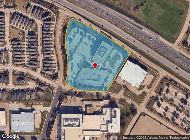  6600 Campus Circle Dr E, Irving, TX Parcel Map