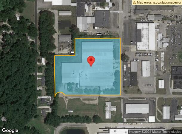  100 W Windsor Ave, Elkhart, IN Parcel Map