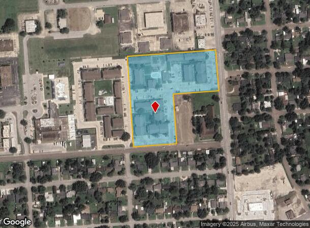  2107 N Ben Jordan St, Victoria, TX Parcel Map