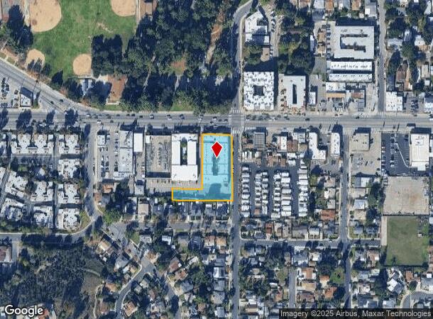  8608 Foothill Blvd, Sunland, CA Parcel Map