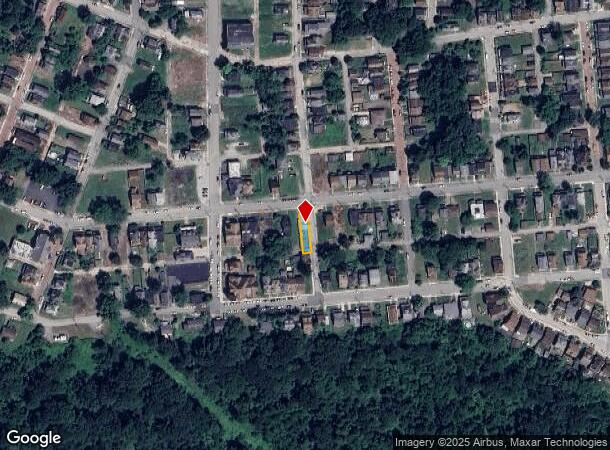  2418 Jenny Lind St, Mckeesport, PA Parcel Map