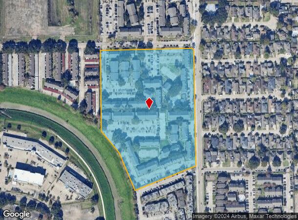  7700 Corporate Dr, Houston, TX Parcel Map