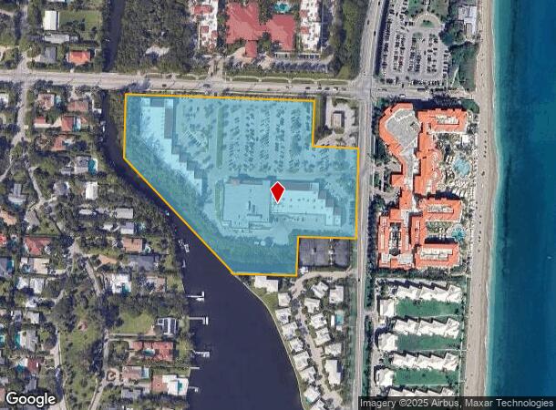 201 S Ocean Blvd, Lantana, FL Parcel Map