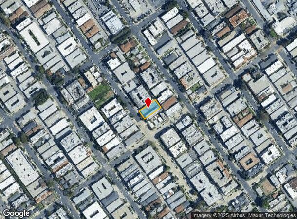  1738 Colby Ave, Los Angeles, CA Parcel Map