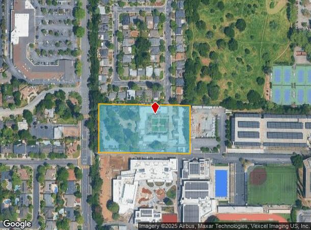 1855 Miramonte Ave, Mountain View, CA Parcel Map