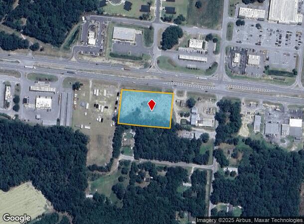  1374 Ga Highway 21 S, Springfield, GA Parcel Map