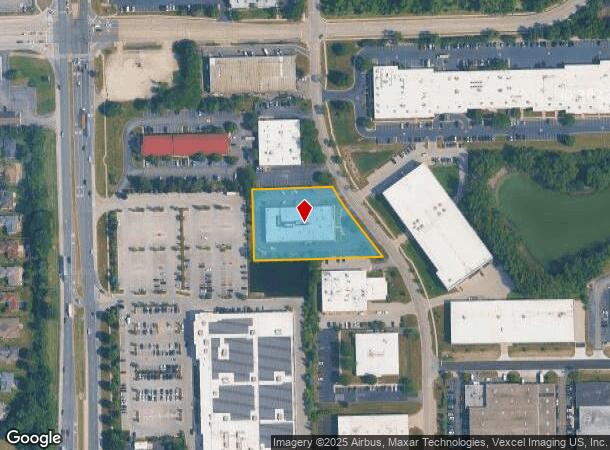  7580 S Quincy St, Willowbrook, IL Parcel Map