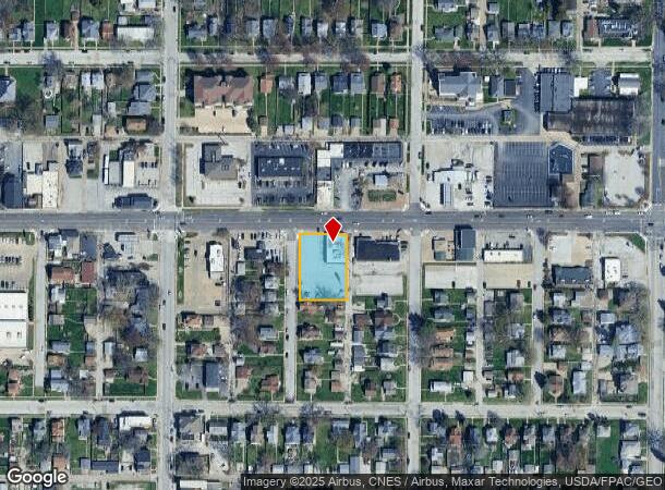  1417 W Locust St, Davenport, IA Parcel Map