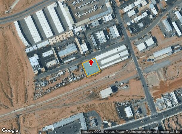  1621 Foothill Dr, Boulder City, NV Parcel Map