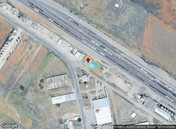 110 Railroad Ave, Slaton, TX Parcel Map