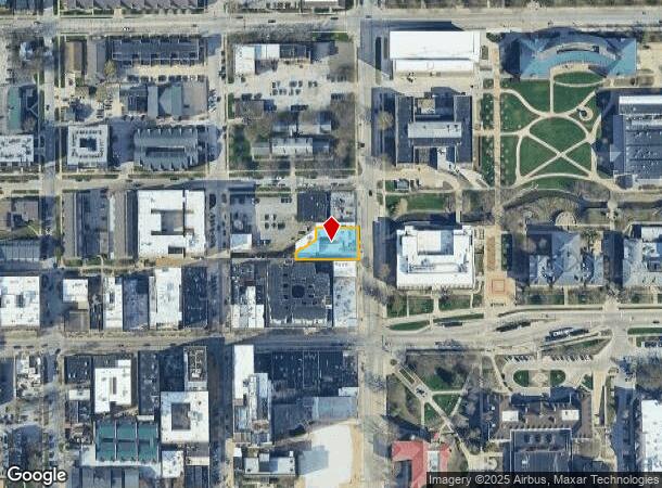 615 S Wright St, Champaign, IL Parcel Map