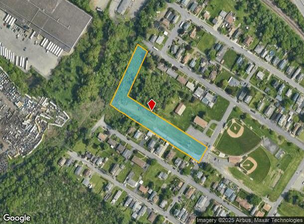  W Pass Ave, Scranton, PA Parcel Map