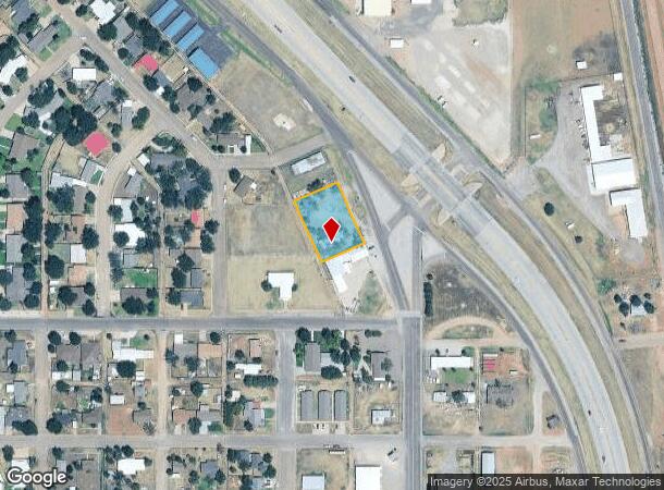  1605 W Service Rd, Abernathy, TX Parcel Map