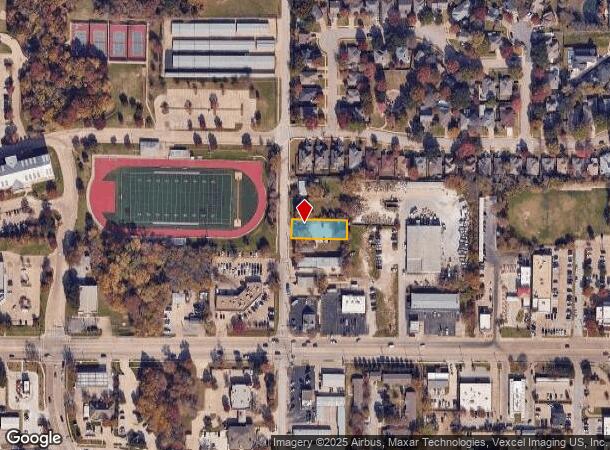 204 N Scribner St, Grapevine, TX Parcel Map