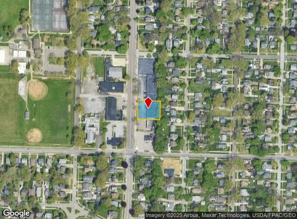 1750 Goodyear Blvd, Akron, OH Parcel Map