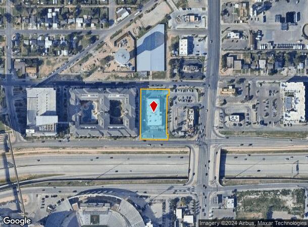  2510 Marsha Sharp Fwy, Lubbock, TX Parcel Map