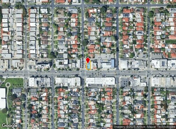  7381 Beverly Blvd, Los Angeles, CA Parcel Map