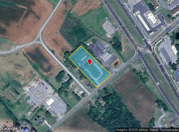 28163 Nine Foot Rd, Dagsboro, DE Parcel Map