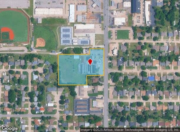  4801 N Meridian Ave, Warr Acres, OK Parcel Map