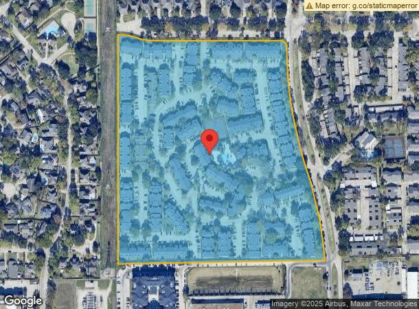  2400 Briarwest Blvd, Houston, TX Parcel Map