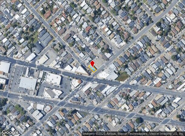2607 Seminary Ave, Oakland, CA Parcel Map
