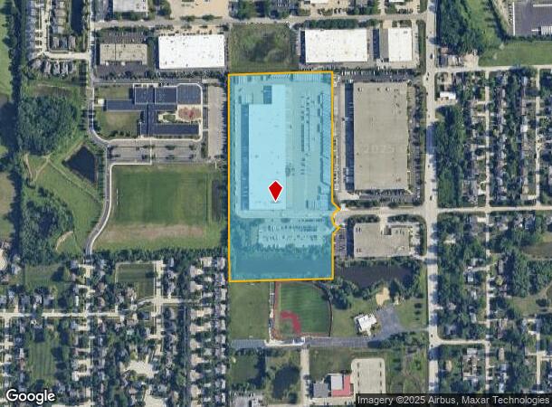 205 Della Ct, Carol Stream, IL Parcel Map