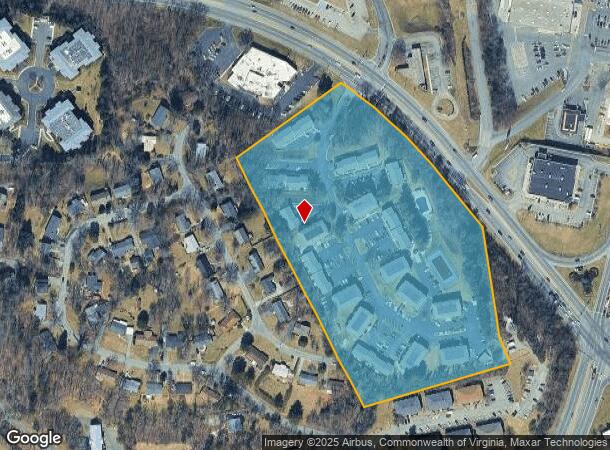  3151 Berry Ln, Roanoke, VA Parcel Map