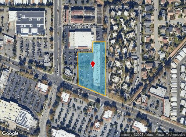 2345 Foothill Blvd, West Covina, CA Parcel Map