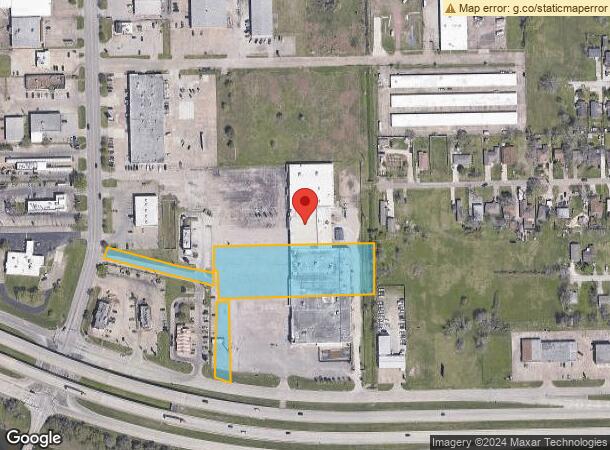  1033 Dixie Dr, Clute, TX Parcel Map