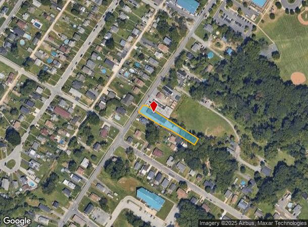 2909 Sparrows Point Rd, Sparrows Point, MD Parcel Map