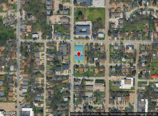  715 N Center St, Arlington, TX Parcel Map