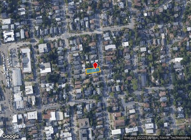  1426 Spruce St, Berkeley, CA Parcel Map