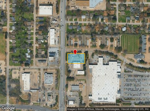 1101 N Collins St, Arlington, TX Parcel Map