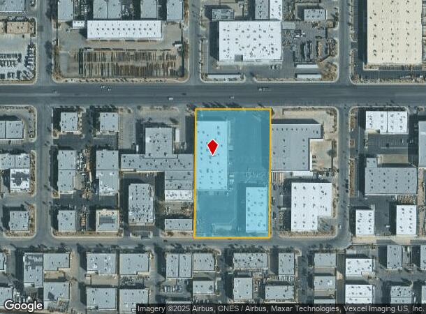 4245 W Sunset Rd, Las Vegas, NV Parcel Map