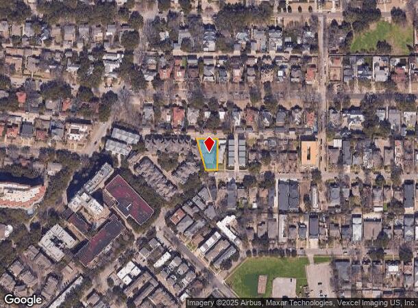  3901 Hawthorne Ave, Dallas, TX Parcel Map