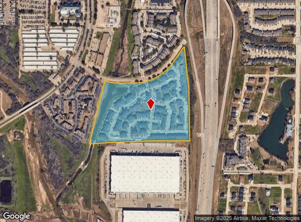  4600 W Pioneer Dr, Irving, TX Parcel Map