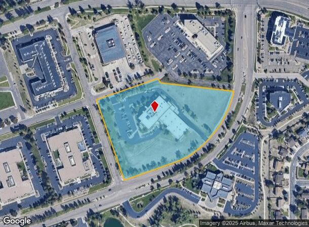 731 Chapel Hills Dr, Colorado Springs, CO Parcel Map