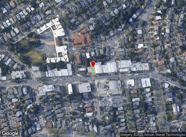  1823 Solano Ave, Berkeley, CA Parcel Map