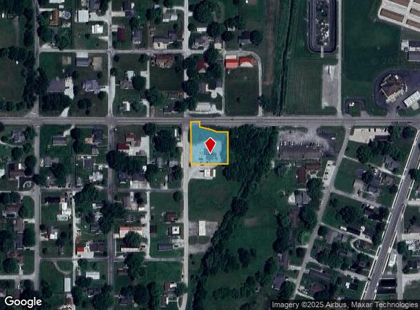824 N Mill St, Fairmount, IN Parcel Map