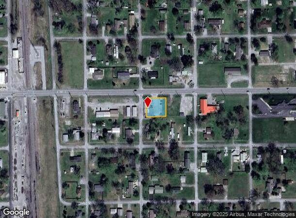 501 E Franklin St, Sesser, IL Parcel Map