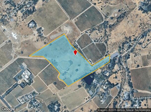 4250 Silverado Trl, Napa, CA Parcel Map