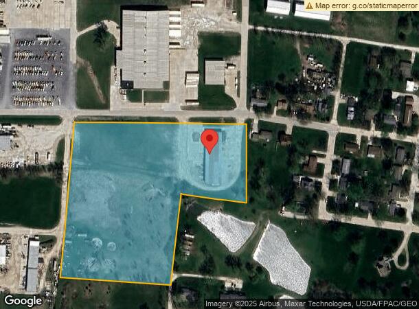  1300 W Saunders St, Mount Pleasant, IA Parcel Map