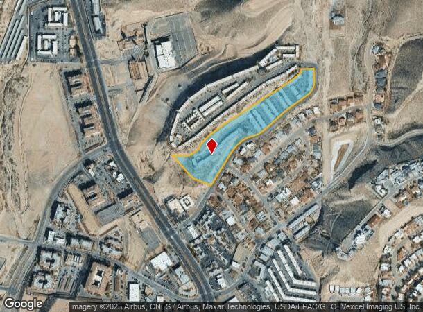 213 Argonaut Dr, El Paso, TX Parcel Map